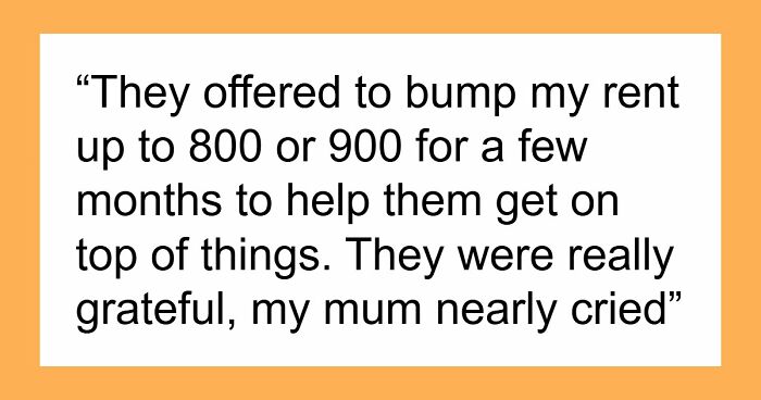 Parents Only Ask One Of Their Kids For Rent, Can’t Believe The Reaction: “Not My Problem To Solve”