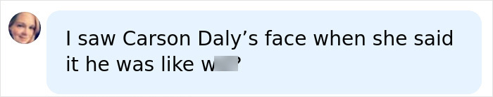 Comment reacting to Carson Daly's response to diet hack Comment reacting to Carson Daly's response to diet hack