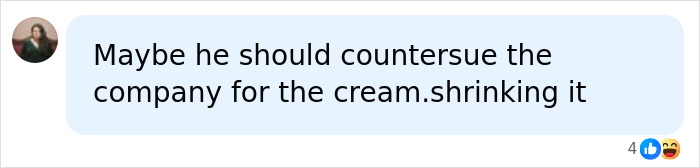 Suggestion that Brad Pitt should countersue cream company