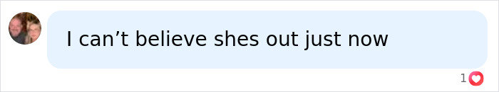 Comment expressing disbelief about mom's release related to baby's passing case