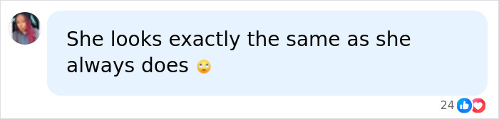 Comment on Michelle Obama looking the same as always
