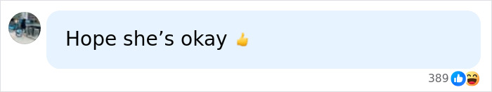 Comment expressing hope Michelle Obama is okay