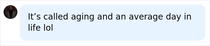 Comment on aging and average day in life