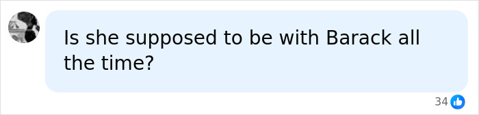 Question about Michelle Obama being with Barack all the time