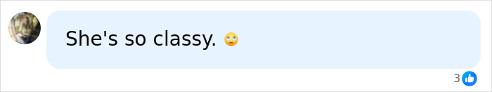 Comment describing Madonna as classy Comment describing Madonna as classy