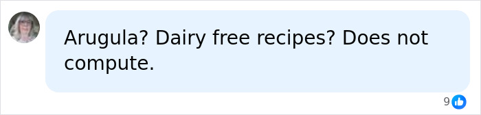 Viewer questioning the validity of Gwyneth Paltrow's arugula dairy free recipes Viewer questioning the validity of Gwyneth Paltrow's arugula dairy free recipes