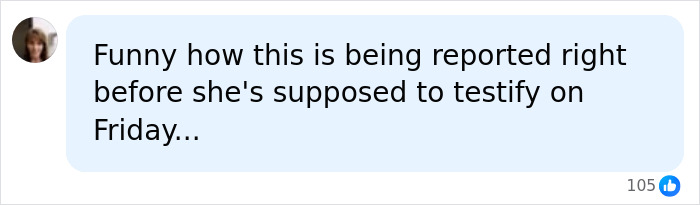 Comment about cancer diagnosis reported before Pam Bondi testimony