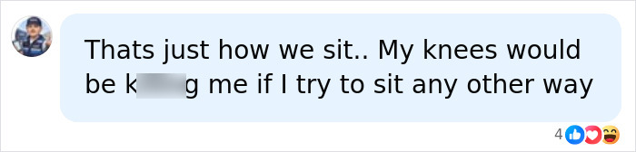Comment defending Timoth&eacute;e Chalamet's manspreading as natural sitting position