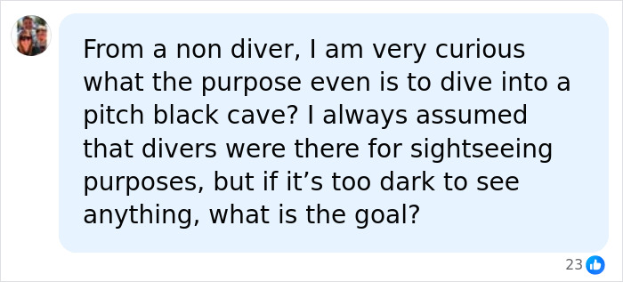 Non diver questions purpose of diving into pitch black caves in Maldives cave dive mystery Non diver questions purpose of diving into pitch black caves in Maldives cave dive mystery