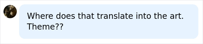A text message bubble on a white background, asking about a Met Gala theme for Kim Kardashian's wardrobe.