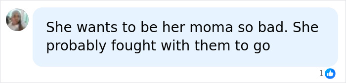 A social media comment about a celebrity wanting to be like her mother, related to Beyonc&eacute; and Nicole Kidman.