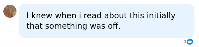 Comment about something feeling off in a 22 year-old college grad case