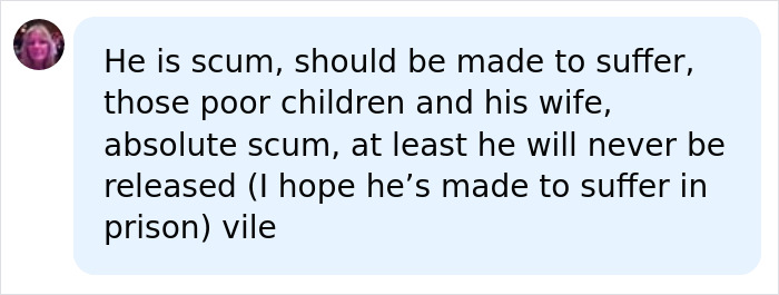 Text message calling Chris Watts scum and hoping he suffers in prison after k*****g family