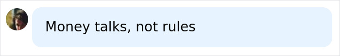 A social media bubble from a user, stating "Money talks, not rules," referring to Met Gala rules ignored by Beyonc&eacute; and Nicole Kidman.