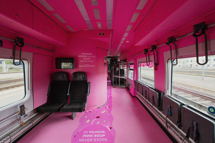 Iconic Pink Soup Inspires Capital Of Lithuania To Start A Tradition Of Coloring The City In Pink Iconic Pink Soup Inspires Capital Of Lithuania To Start A Tradition Of Coloring The City In Pink