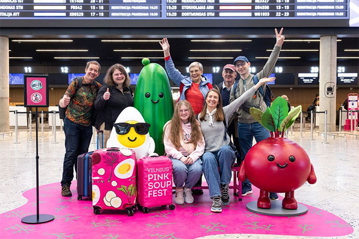 Iconic Pink Soup Inspires Capital Of Lithuania To Start A Tradition Of Coloring The City In Pink Iconic Pink Soup Inspires Capital Of Lithuania To Start A Tradition Of Coloring The City In Pink