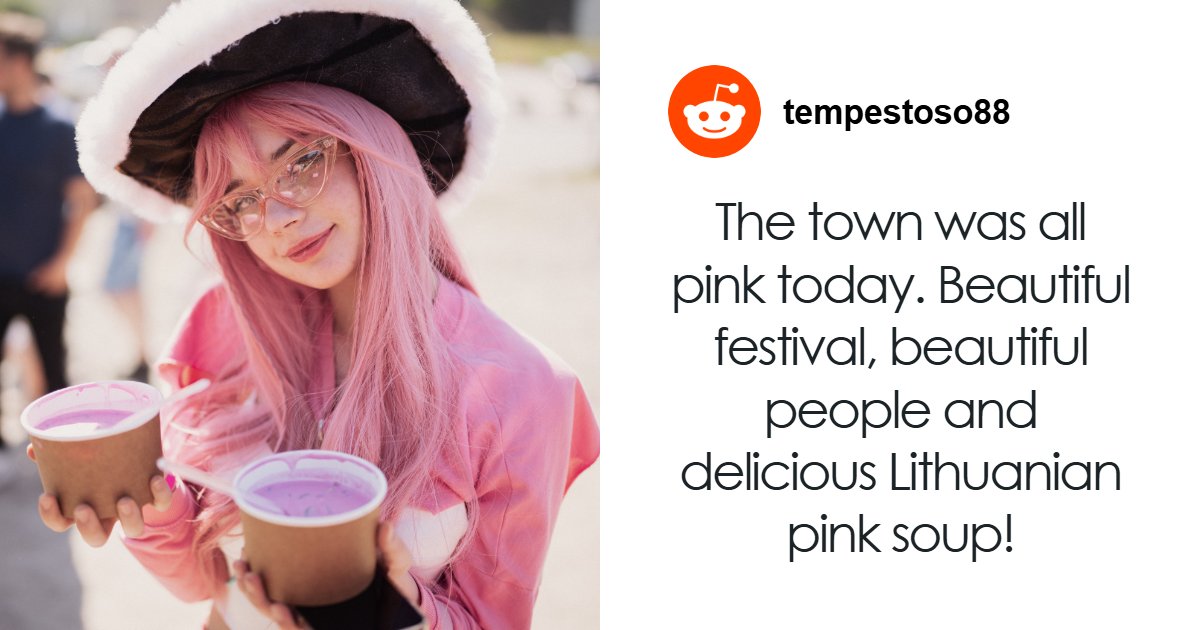 Lithuanians Love Their Iconic Pink Soup So Much, They Turned It Into A Mad Festival