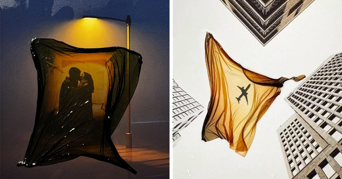 This Artist Peels Apart Polaroids To Create Emotional Collages Filled With Nostalgia (23 Pics)