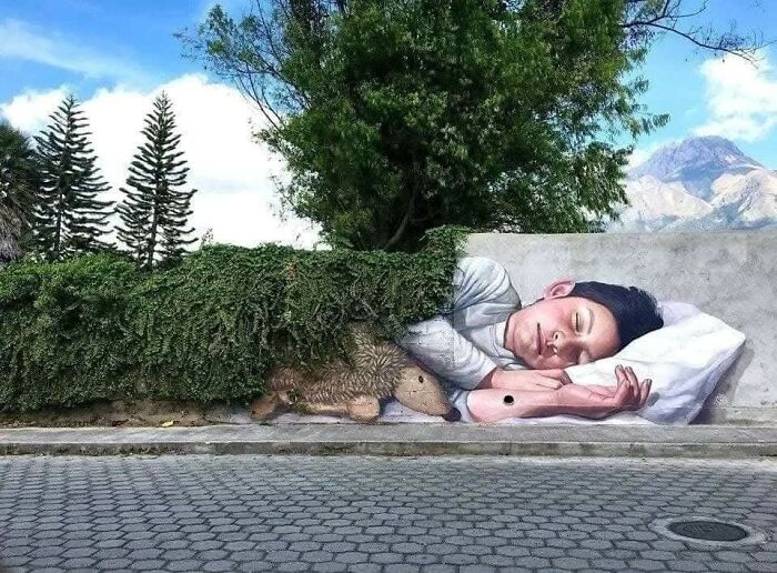 This Page With Nearly 5 Million Followers Shows What Happens When Street Artists Let Nature Finish Their Work (30 Pics)