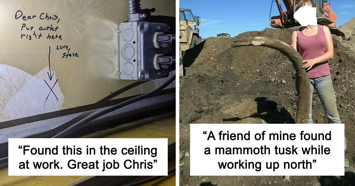 66 Of The Most Interesting And Weird Things People Found At Work