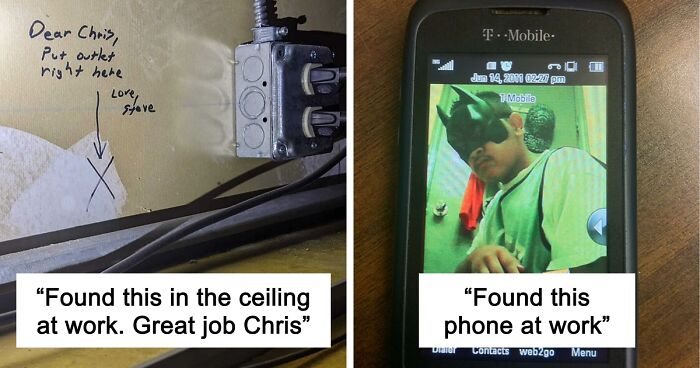 66 Of The Most Interesting And Weird Things People Found At Work