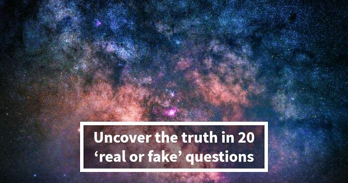 “Are You Smarter Than Average?”: Prove It With 20 ‘Real Or Fake’ General Knowledge Questions