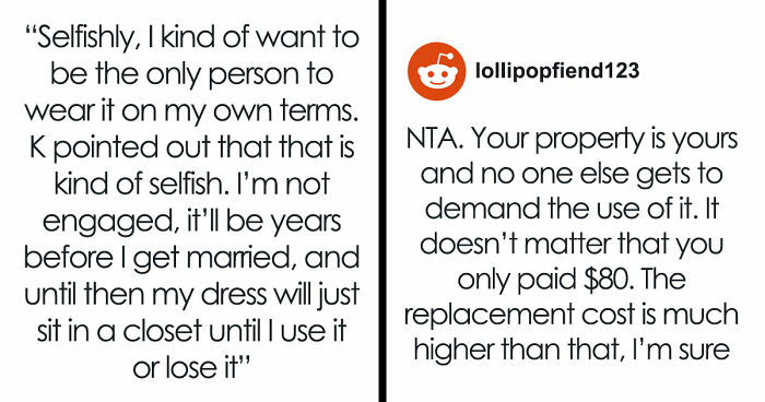 Woman Refuses To Lend Her Dream Wedding Dress For Friend’s Fantasy Photoshoot, Drama Explodes