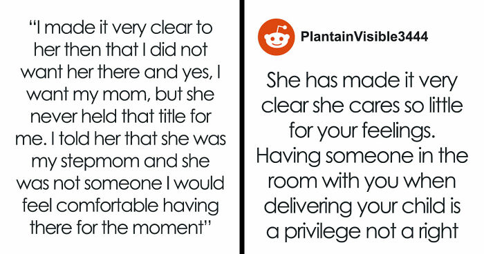 Overbearing Stepmom Insists On Being In Woman’s Delivery Room, Starts A Feud When Turned Down