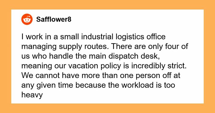 Man Refuses To Be The Solution To Coworker’s Emergency Due To Lack Of Planning, Feels Pressure At Work