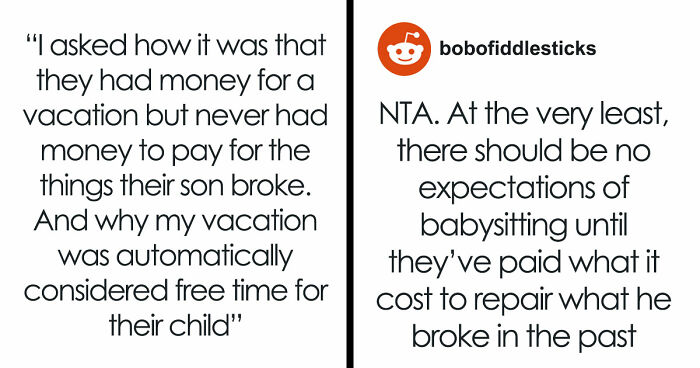 Sis Goes On Vacay While Deep In Debt To Her Brother, Then Calls Him Selfish For Refusing To Babysit