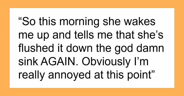 Guy Takes Apart Sink’s Plumbing To Hunt For GF’s Nose Piercing, Finally Snaps After The 6th Time