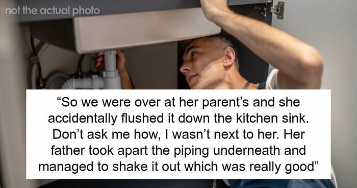 Guy Takes Apart Sink’s Plumbing To Hunt For GF’s Nose Piercing, Finally Snaps After The 6th Time