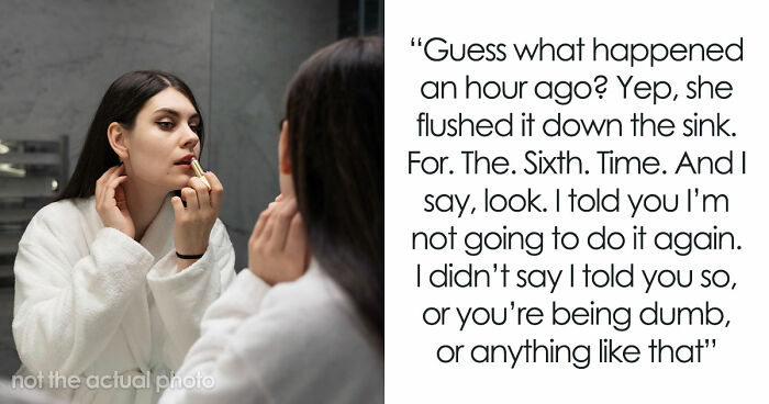 Guy Opens Sink’s Plumbing To Find GF’s Nose Piercing, Finally Snaps After The 6th Time