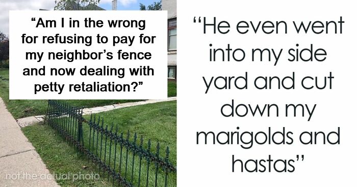 Man Shocked By How Neighbors React To Him Refusing To Pay For Their Fence