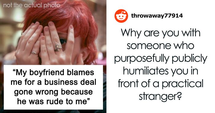 Man Humiliates GF In Front Of Potential Business Partner, Acts Surprised It Has Consequences