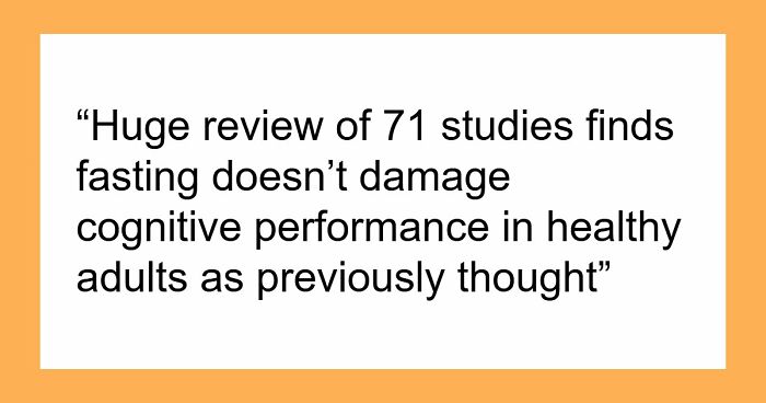 Researchers Just Made A Surprising Discovery About Fasting And The “Mind-Dumbing” Myth About It
