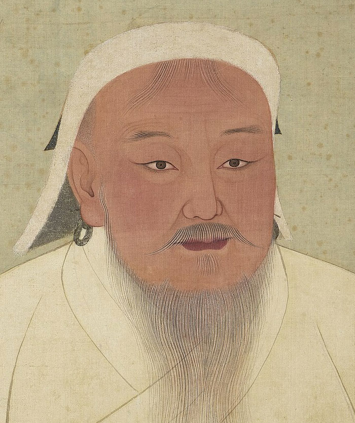 Historical portrait of Genghis Khan ancient scientific facts
