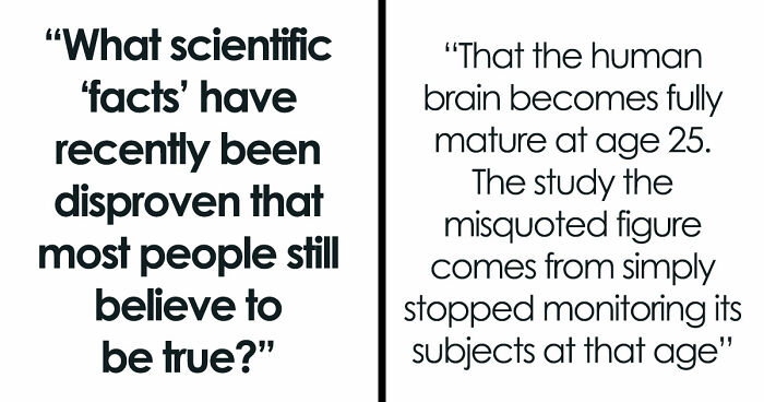 33 Things Everyone Accepts As Fact That Have Actually Been Proven Wrong