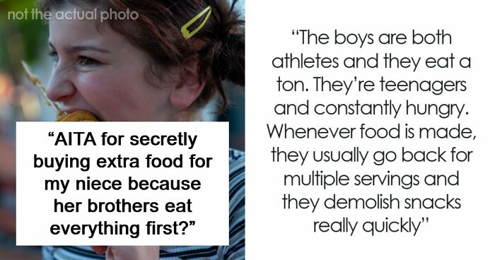 Woman Secretly Buys Niece Food After Brother’s Sexist And Fatphobic Comment, He Loses It