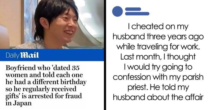 “I Cheat, Get Caught, We Pray Together”: 57 Cheating Stories That’ll Have The Virgin Mary Clutching Her Pearls