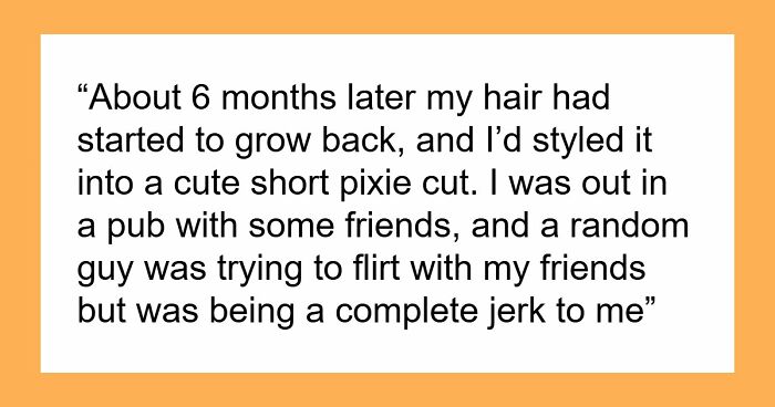 Rude Guy Faces Karma After Calling Short-Haired Woman Gay, She Makes Him Think She Had Cancer