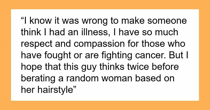 Rude Guy Faces Karma After Calling Short-Haired Woman Gay, She Makes Him Think She Had Cancer