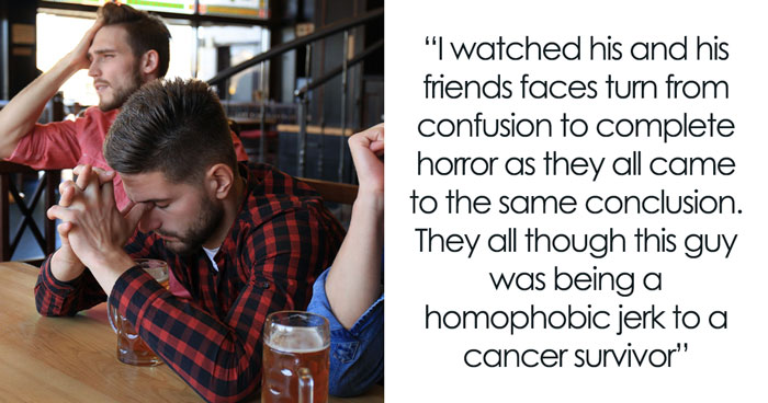 Homophobic Guy Is Taught A Very Public Lesson After Calling Short-Haired Woman Gay And Unnatural