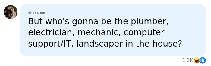 Question on roles like plumber and electrician in the moms commune Question on roles like plumber and electrician in the moms commune