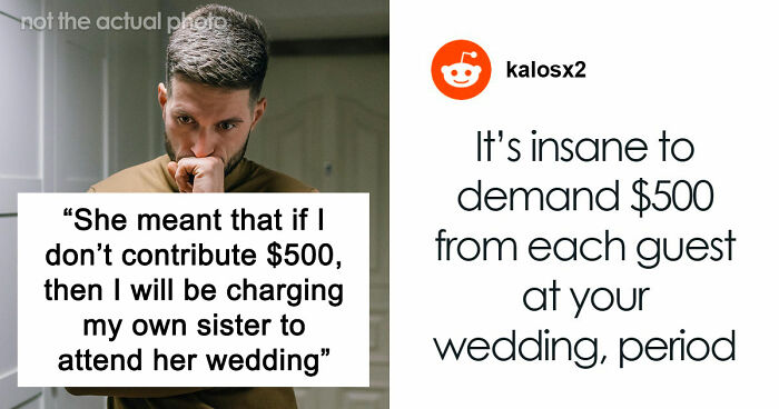 Bride Furious Sibling Refuses To Give Her $500 Wedding Gift After Agreeing To Work For Her For Free