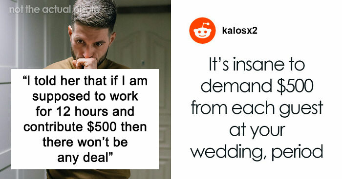 Bride Furious Sibling Refuses To Give Her $500 Wedding Gift After Agreeing To Work For Her For Free