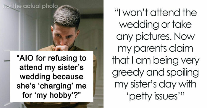 Bride Furious Sibling Refuses To Give Her $500 Wedding Gift After Agreeing To Work For Her For Free