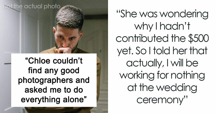 Bride Furious Sibling Refuses To Give Her $500 Wedding Gift After Agreeing To Work For Her For Free