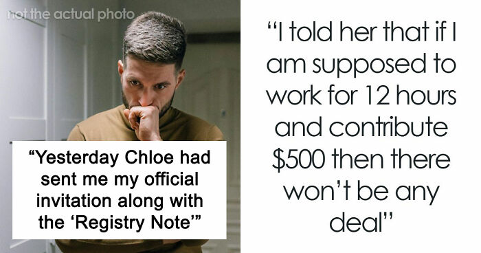 Bride Furious Sibling Refuses To Give Her $500 Wedding Gift After Agreeing To Work For Her For Free
