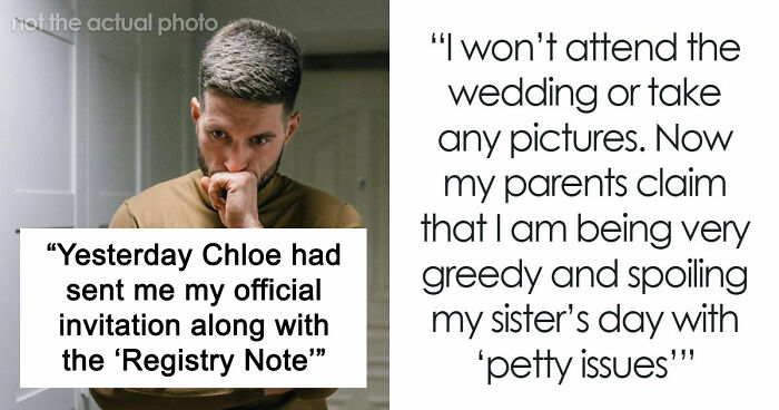 Bride Furious Sibling Refuses To Give Her $500 Wedding Gift After Agreeing To Work For Her For Free